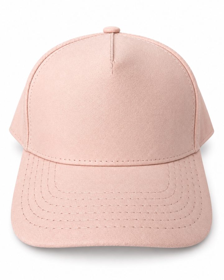 Gorra 5 paneles en lince color Rosado