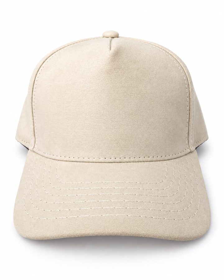 Gorra 5 paneles en lince color Beige